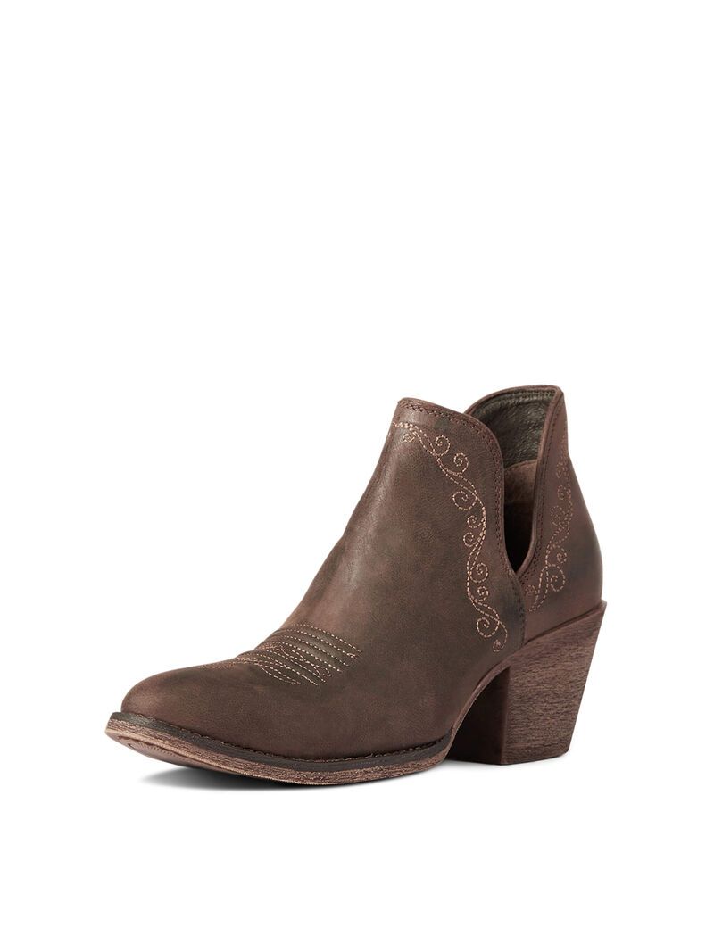 Botines Ariat Encore R Puntera Western Mujer Marrones | JDWQ14257