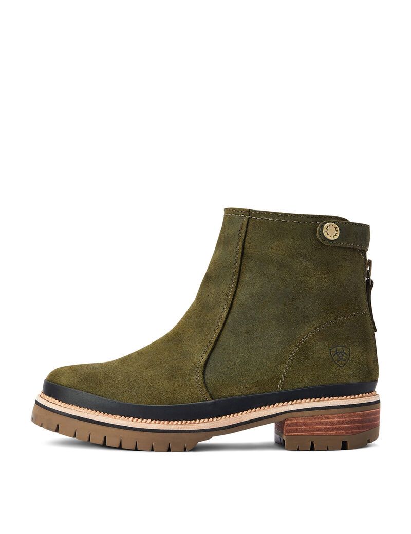 Botines Ariat Leighton Impermeables Mujer Verde Oliva | KAIE72596