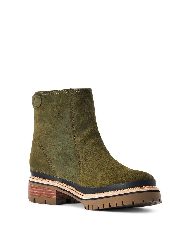 Botines Ariat Leighton Impermeables Mujer Verde Oliva | KAIE72596