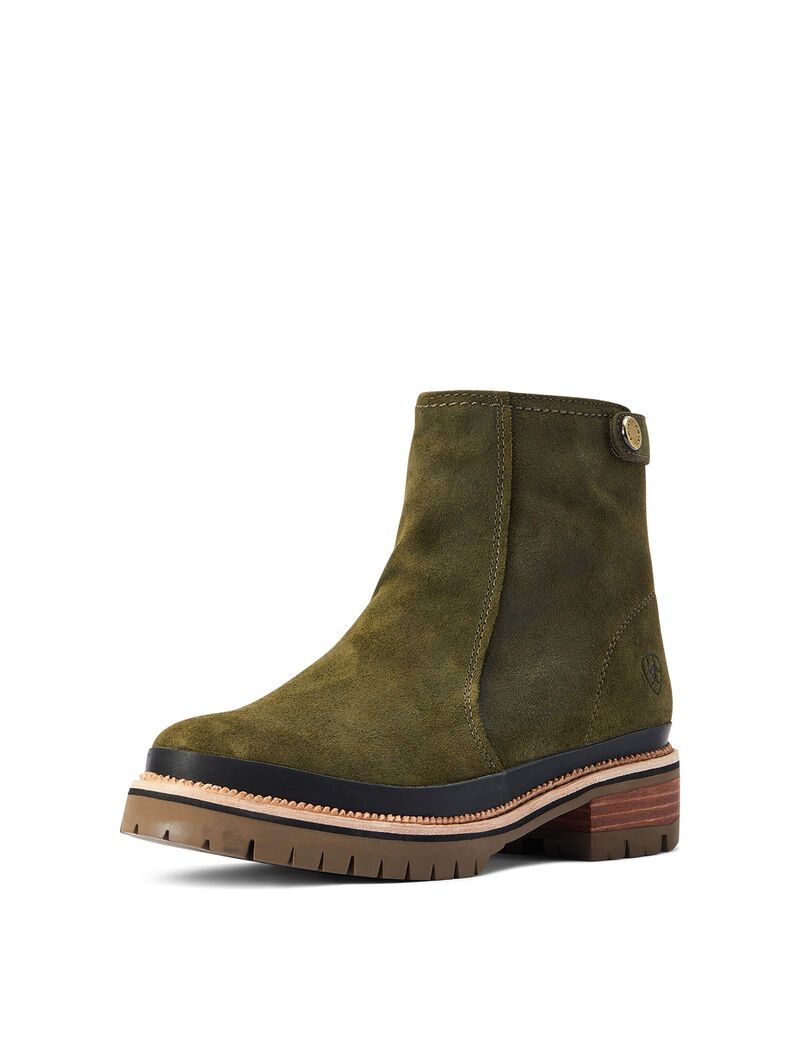 Botines Ariat Leighton Impermeables Mujer Verde Oliva | KAIE72596