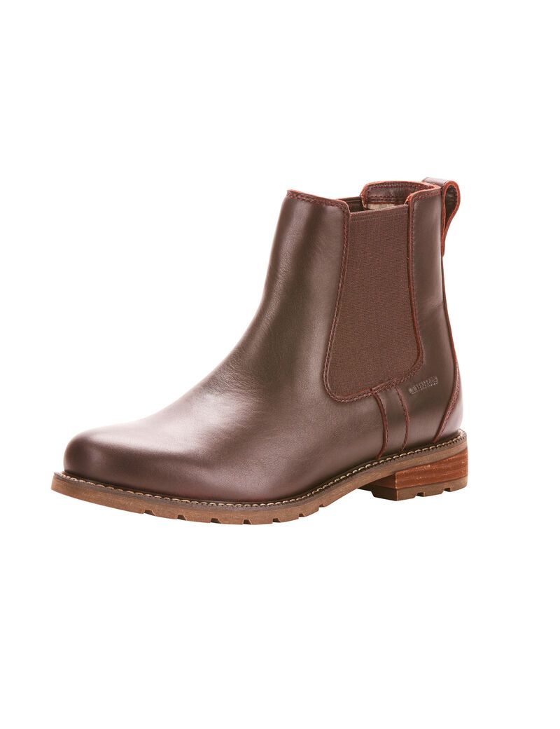 Botines Ariat Wexford Impermeables Mujer Marrones Oscuro | URHS21805