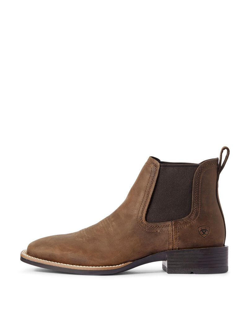 Botines Chelsea Ariat Booker Ultra Western Hombre Marrones | BFHW17609