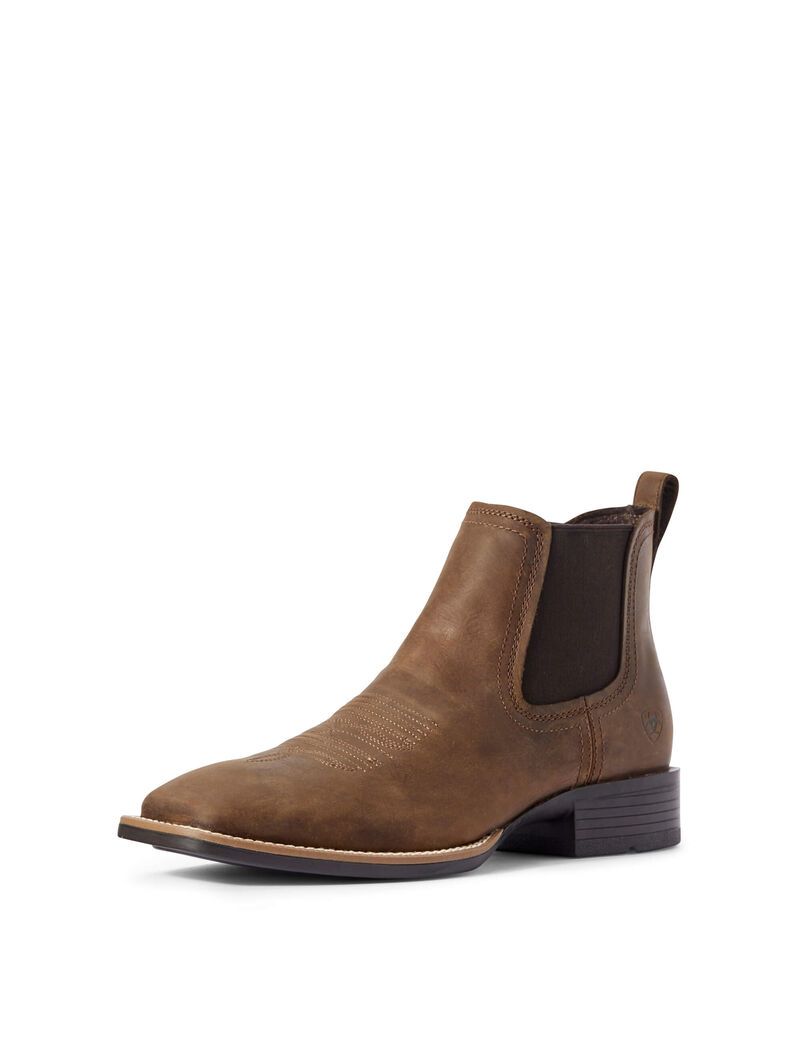 Botines Chelsea Ariat Booker Ultra Western Hombre Marrones | BFHW17609