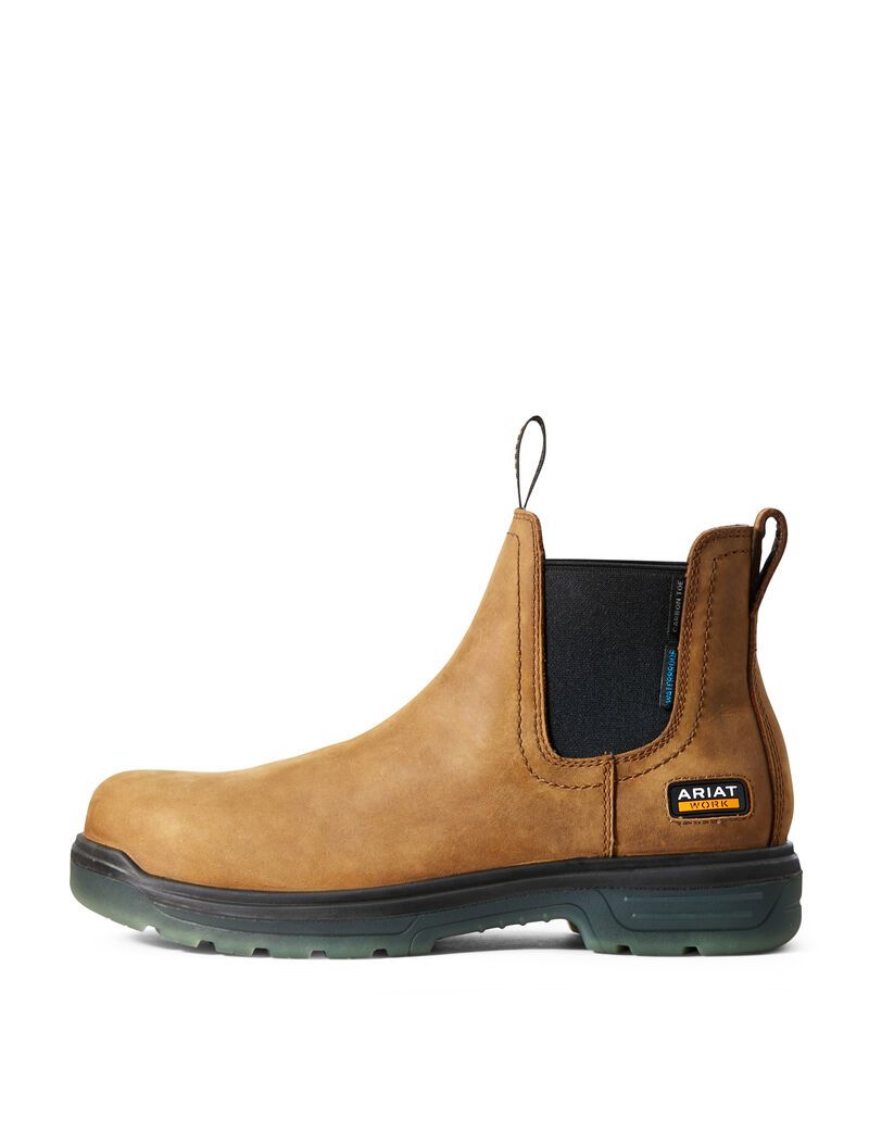 Botines Chelsea Ariat Turbo CSA Impermeables Carbon Puntera Trabajo Hombre Multicolor | GLND62431