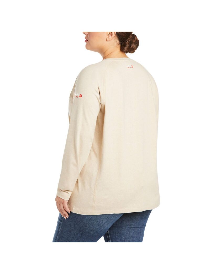 Camisas Ariat FR Air Crew Mujer Marrones | IJLT20791