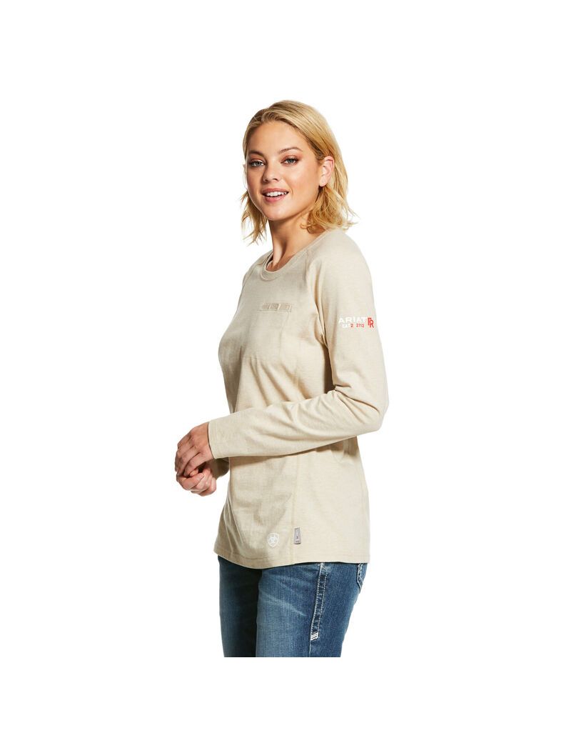 Camisas Ariat FR Air Crew Mujer Marrones | IJLT20791