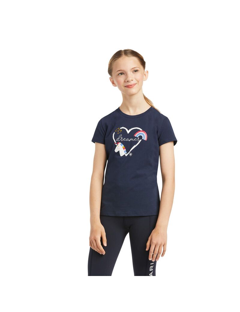 Camisas Ariat Someday Niños Azul Marino | VKTO29318