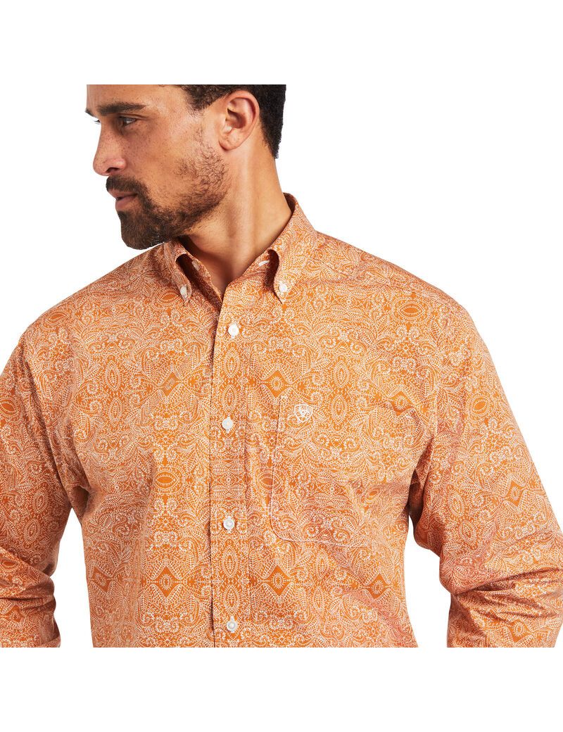 Camisas De Traje Ariat Braylon Classic Fit Hombre Multicolor | UZCV54017