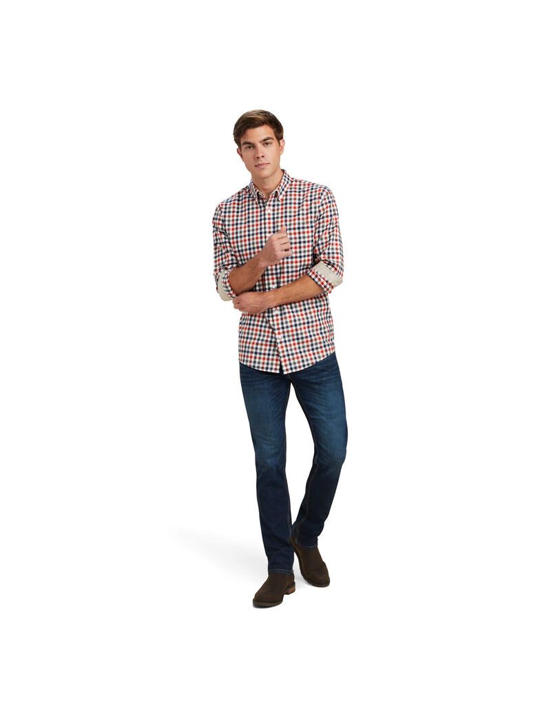 Camisas De Traje Ariat Clement Hombre Multicolor | GXJL38091