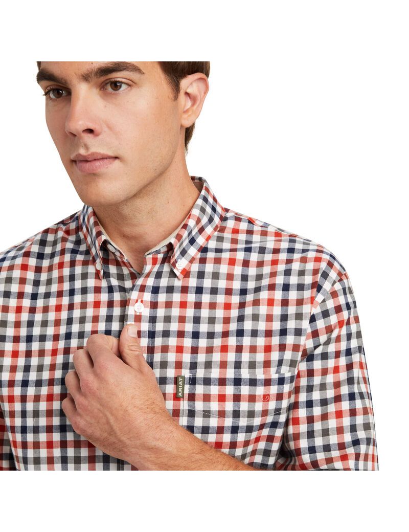 Camisas De Traje Ariat Clement Hombre Multicolor | GXJL38091