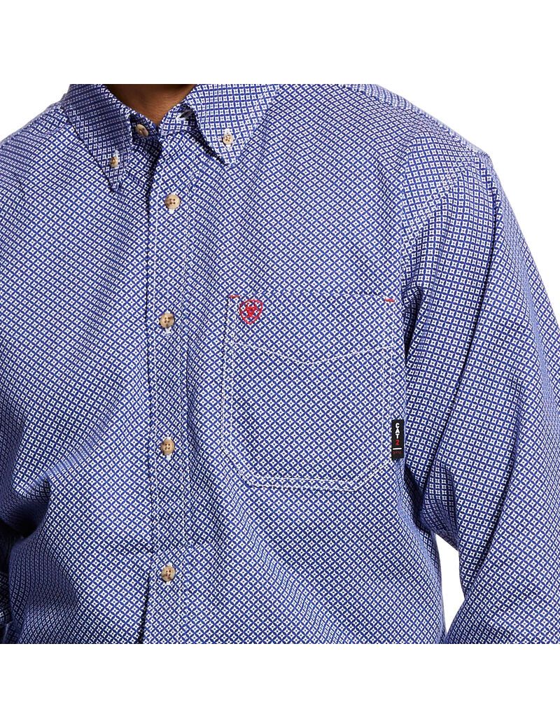 Camisas De Traje Ariat FR Liberty Trabajo Hombre Azules Oscuro | EQAS10458