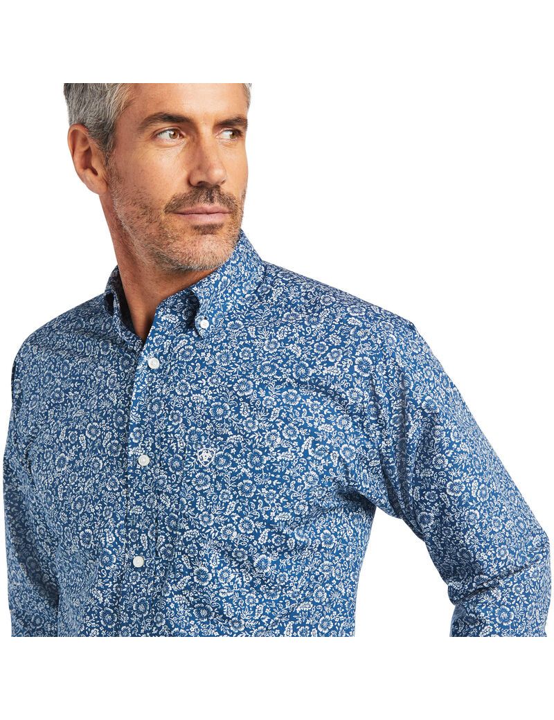 Camisas De Traje Ariat Fadel Fitted Hombre Multicolor | FCYW28174