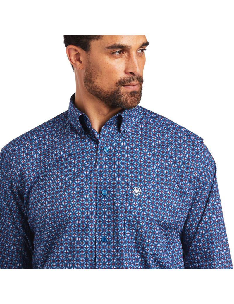 Camisas De Traje Ariat Fitz Classic Fit Hombre Multicolor | YPKS35974