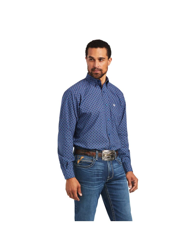 Camisas De Traje Ariat Fitz Classic Fit Hombre Multicolor | YPKS35974