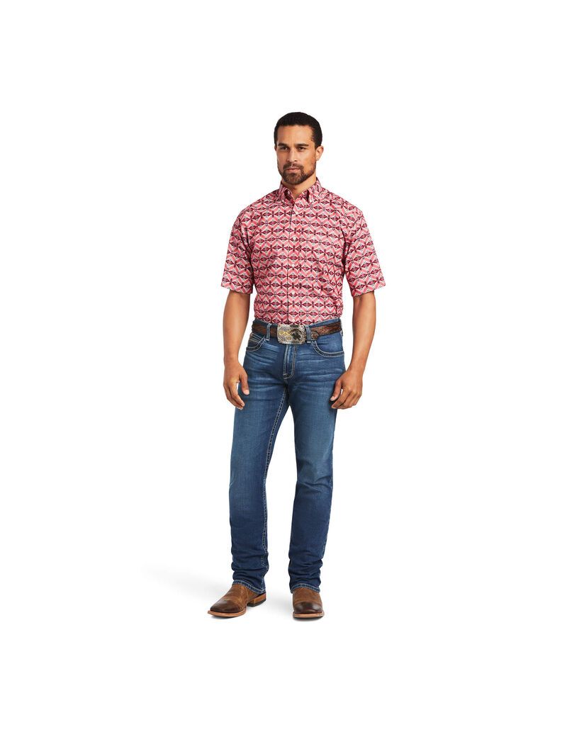 Camisas De Traje Ariat Frankie Classic Fit Hombre Multicolor | YDWJ78520