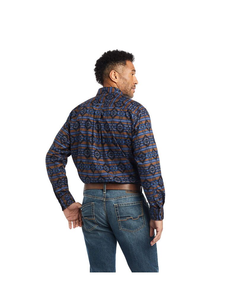 Camisas De Traje Ariat Giannis Classic Fit Hombre Multicolor | RNBM39650