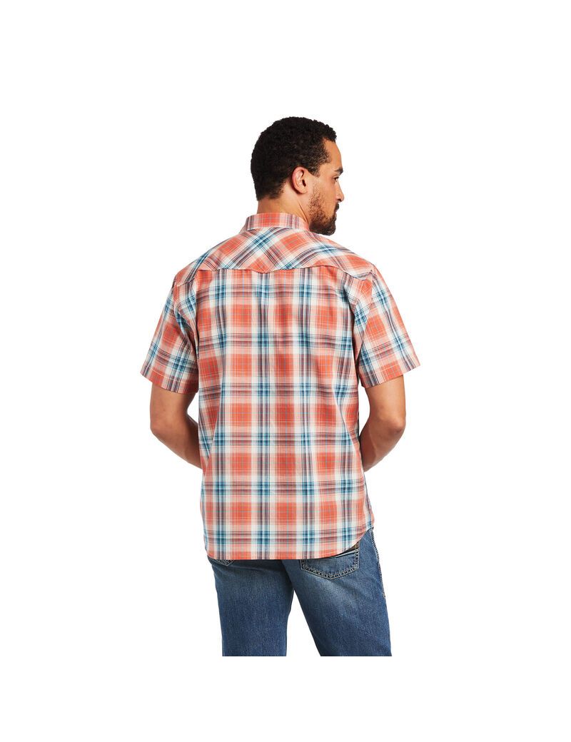 Camisas De Traje Ariat Hawk Retro Fit Hombre Marrones | VAIQ57612