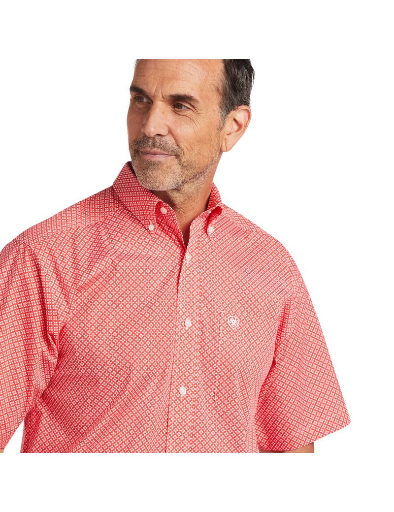 Camisas De Traje Ariat Keaton Stretch Classic Fit Hombre Multicolor | FJDQ63092