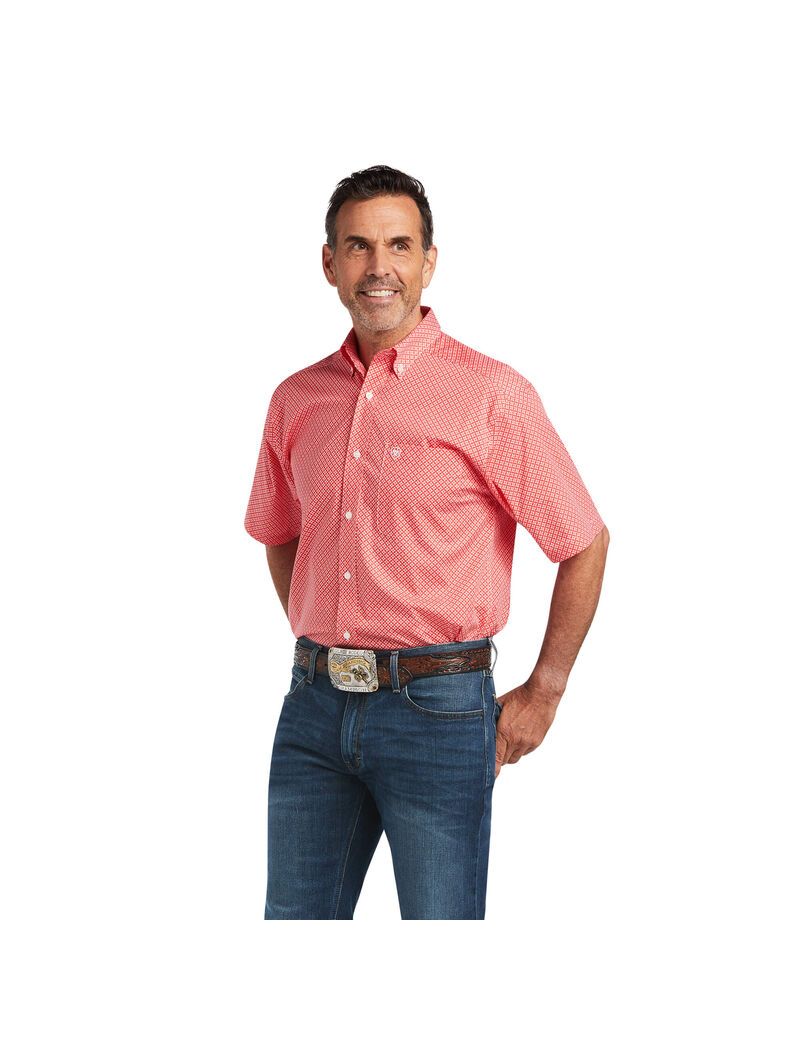 Camisas De Traje Ariat Keaton Stretch Classic Fit Hombre Multicolor | FJDQ63092