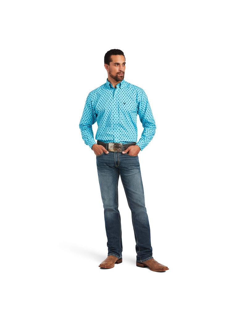 Camisas De Traje Ariat Manuel Classic Fit Hombre Multicolor | UQPO35918