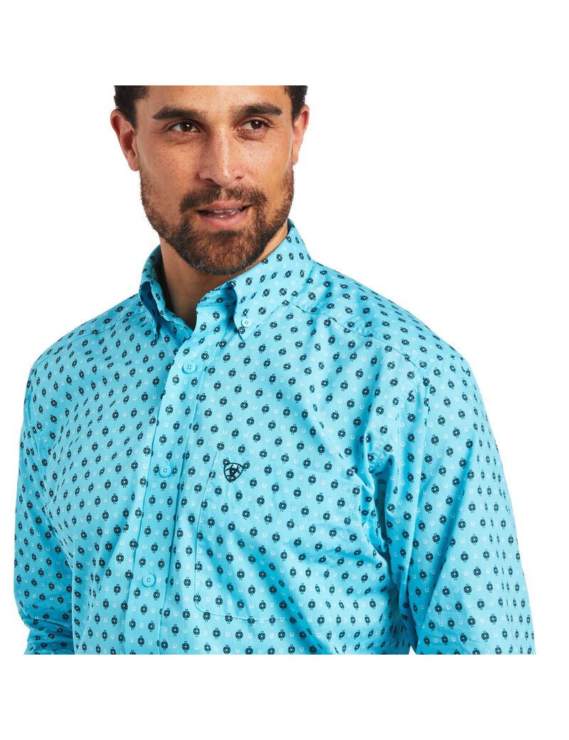 Camisas De Traje Ariat Manuel Classic Fit Hombre Multicolor | UQPO35918