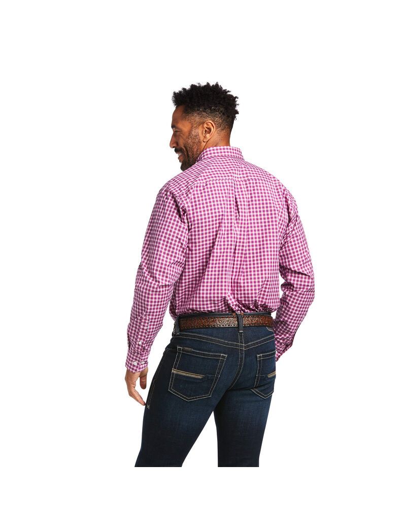 Camisas De Traje Ariat Pro Series Alexander Classic Fit Hombre Rosas Claro | YEQU12790