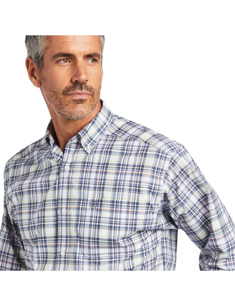 Camisas De Traje Ariat Pro Series Brady Classic Fit Hombre Blancas | COIS82379