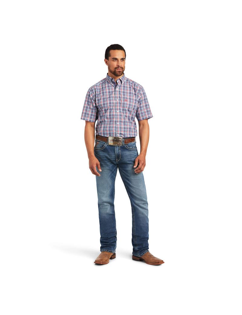 Camisas De Traje Ariat Pro Series Flint Classic Fit Hombre Multicolor | JDSL91428