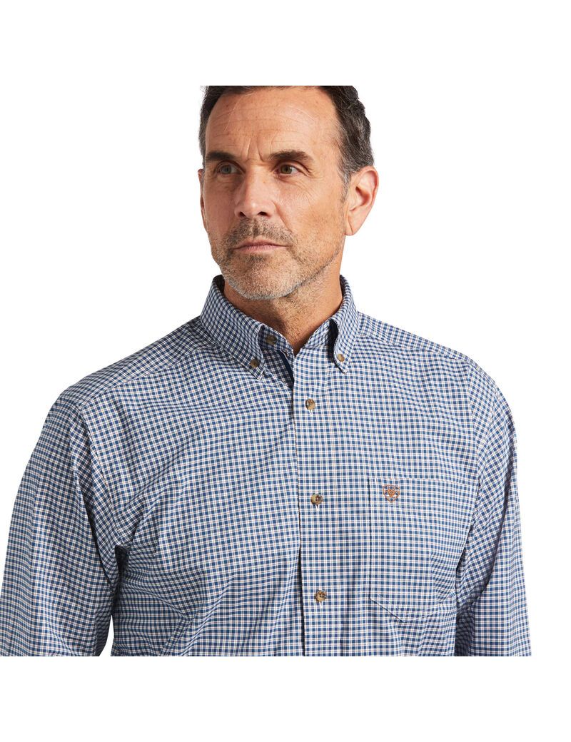 Camisas De Traje Ariat Pro Series Kayson Stretch Classic Fit Hombre Multicolor | SWVD89152