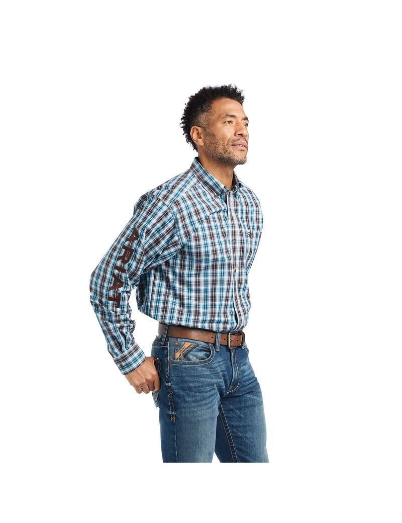 Camisas De Traje Ariat Pro Series Team Cade Classic Fit Hombre Multicolor | QGVL73964