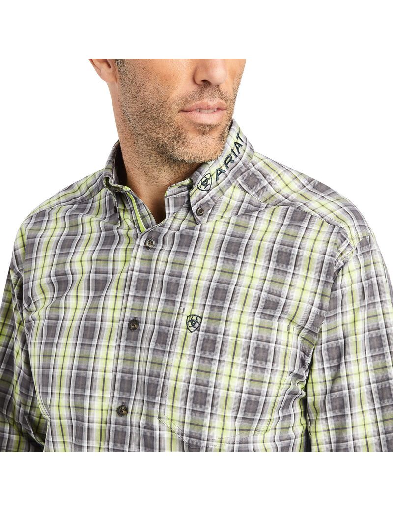 Camisas De Traje Ariat Pro Series Team Mabry Classic Fit Hombre Verde | RKQA76951