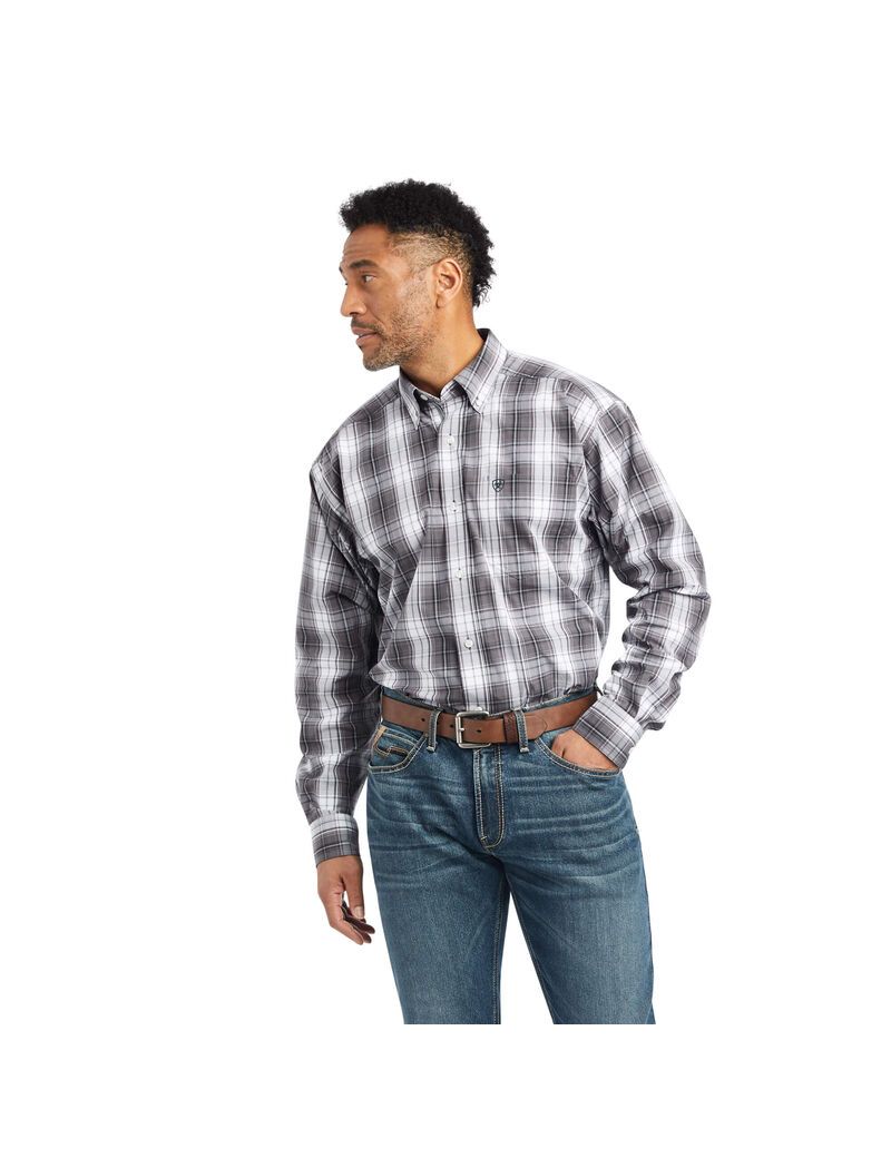 Camisas De Traje Ariat Pro Series Wallace Classic Fit Hombre Blancas | HYXV81562