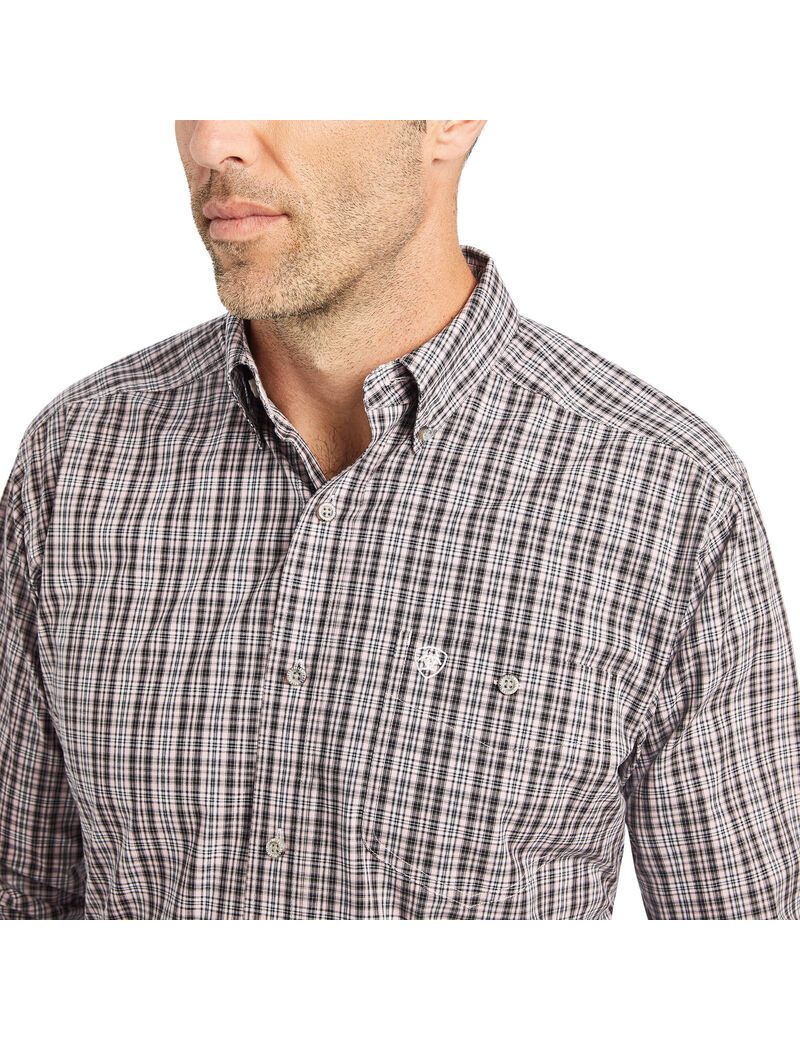 Camisas De Traje Ariat Relentless Resolute Stretch Classic Fit Hombre Moradas | RIHP03581