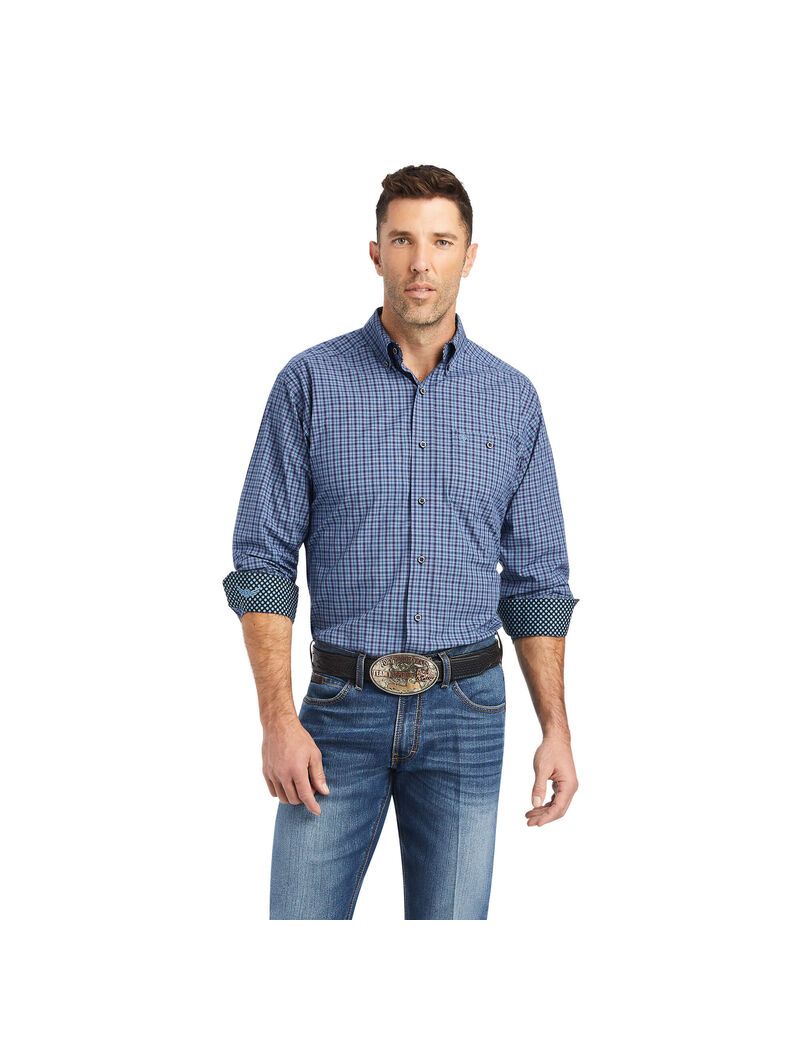 Camisas De Traje Ariat Relentless Reverence Stretch Classic Fit Hombre Multicolor | VMYJ25731