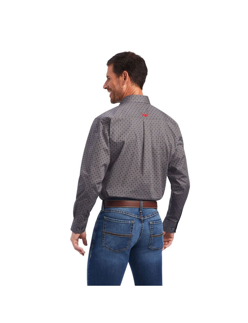 Camisas De Traje Ariat Relentless Steadfast Stretch Classic Fit Hombre Multicolor | RPFC60147