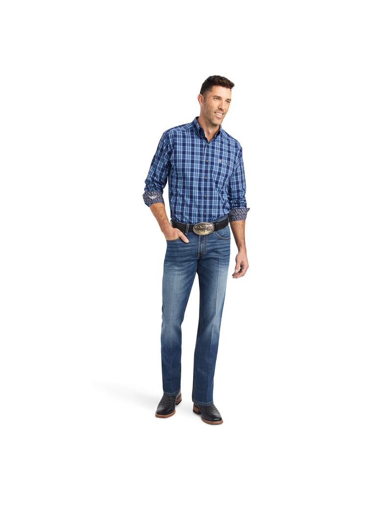 Camisas De Traje Ariat Relentless Timeless Stretch Classic Fit Hombre Multicolor | JXUL27956