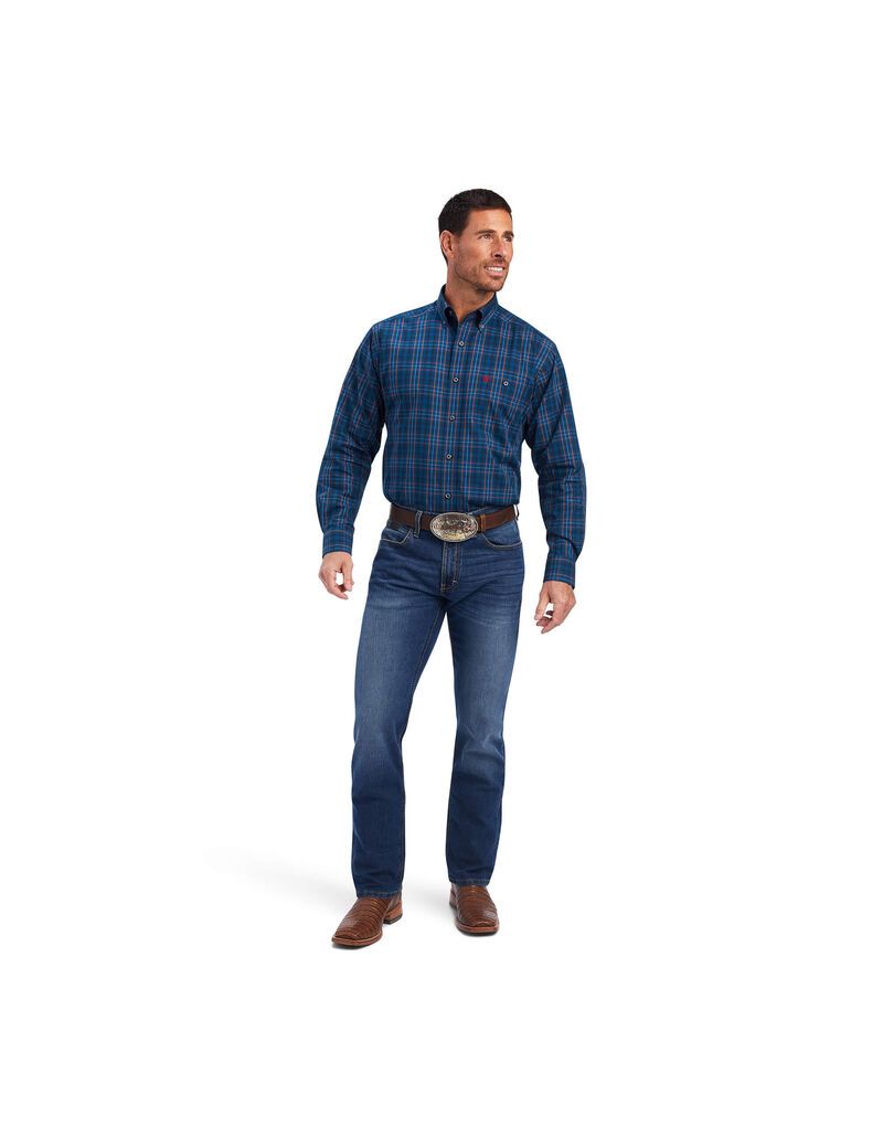 Camisas De Traje Ariat Relentless Undaunted Stretch Classic Fit Hombre Multicolor | ETLA53128