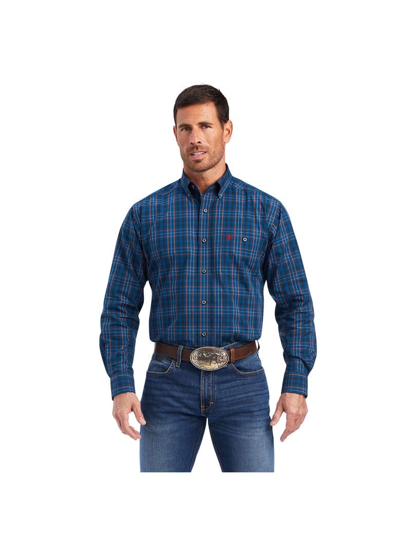 Camisas De Traje Ariat Relentless Undaunted Stretch Classic Fit Hombre Multicolor | ETLA53128