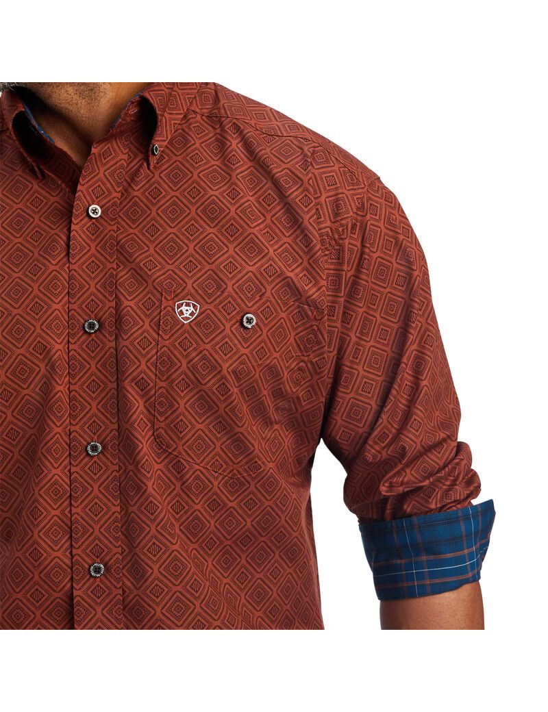 Camisas De Traje Ariat Relentless Unstoppable Stretch Classic Fit Hombre Multicolor | AWKQ96870