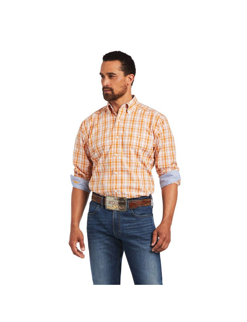 Camisas De Traje Ariat Relentless Velocity Stretch Classic Fit Hombre Multicolor | OWUG13806