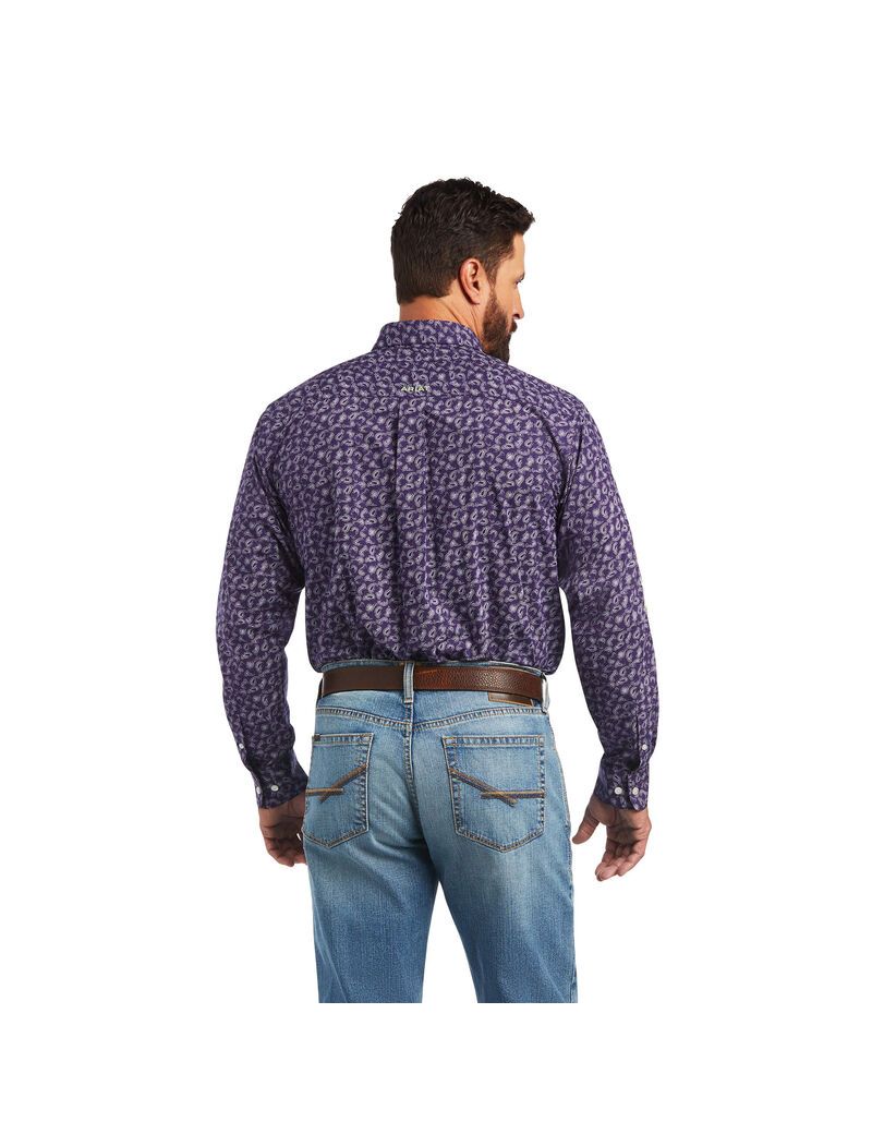 Camisas De Traje Ariat Team Paulo Classic Fit Hombre Multicolor | PTSD19504