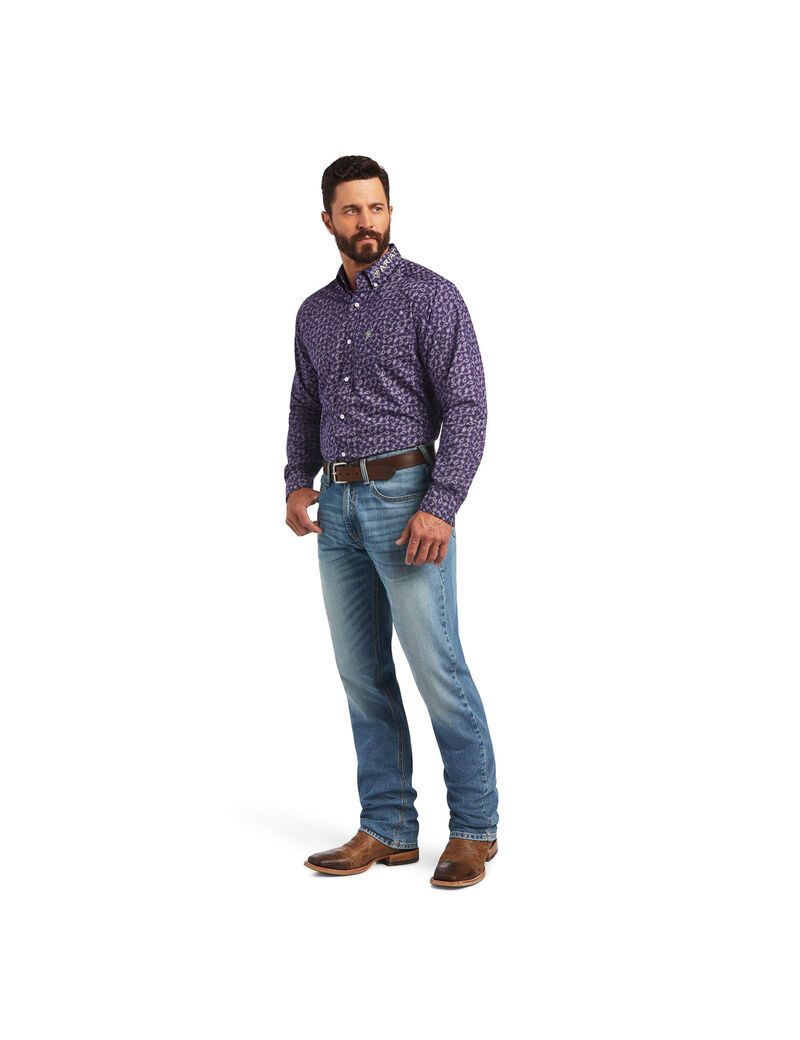 Camisas De Traje Ariat Team Paulo Classic Fit Hombre Multicolor | PTSD19504