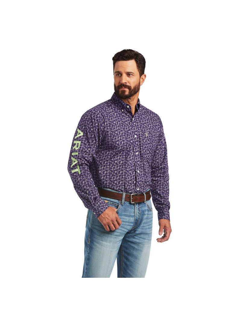 Camisas De Traje Ariat Team Paulo Classic Fit Hombre Multicolor | PTSD19504