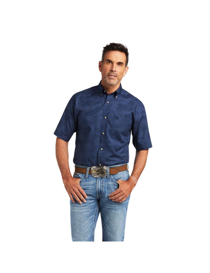 Camisas De Traje Ariat Tremaine Classic Fit Hombre Multicolor | XTCS57260