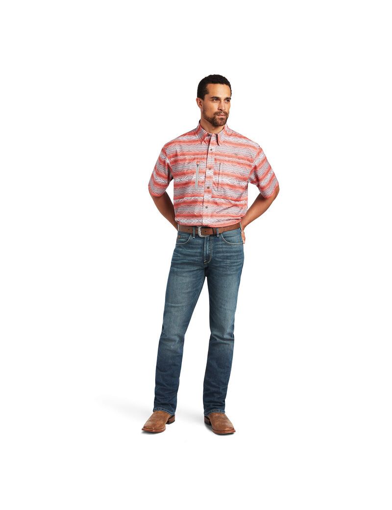 Camisas De Traje Ariat VentTEK Classic Fit Hombre Multicolor | GTVO85149