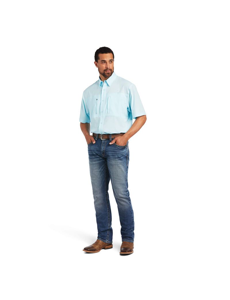 Camisas De Traje Ariat VentTEK Classic Fit Hombre Multicolor | UVYJ37481