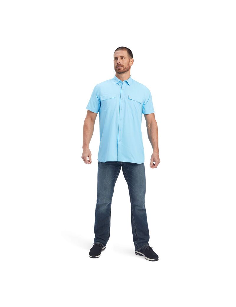 Camisas De Traje Ariat VentTEK Outbound Fitted Hombre Multicolor | DFYM93427