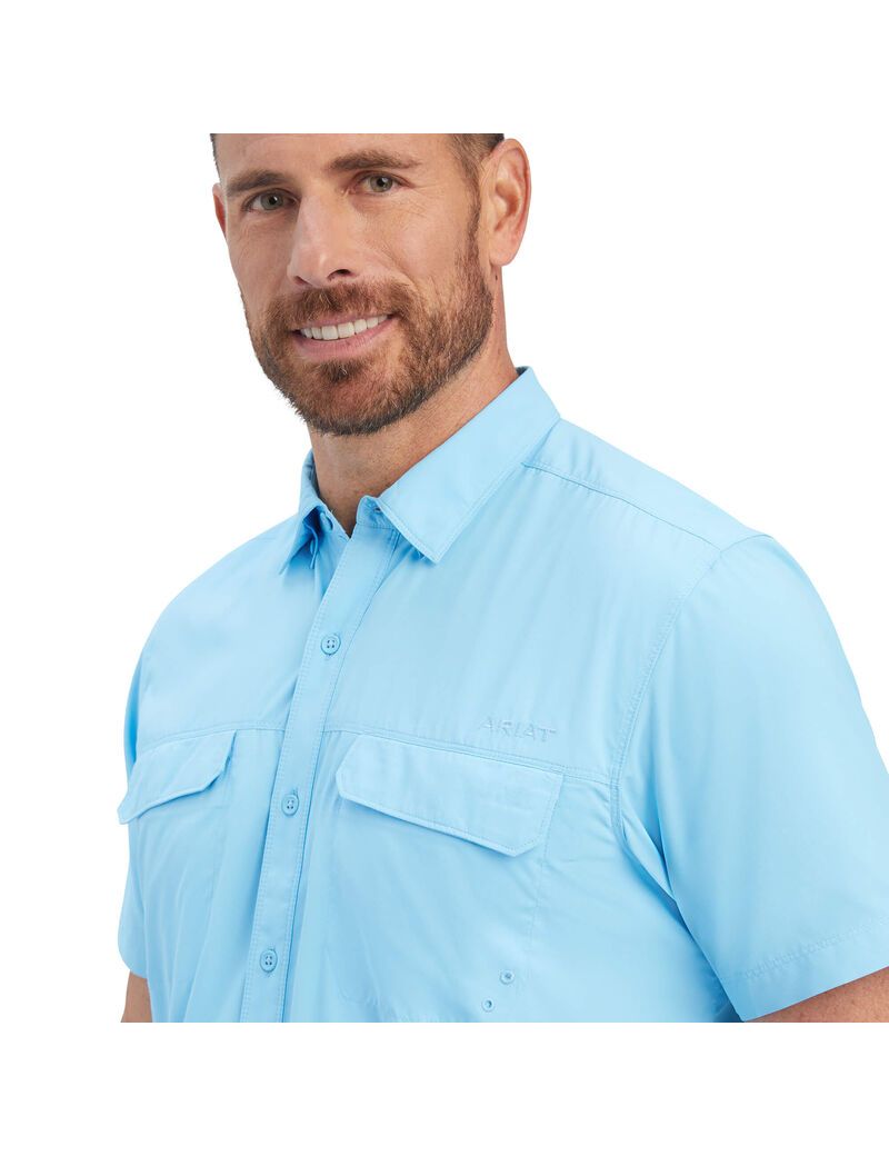 Camisas De Traje Ariat VentTEK Outbound Fitted Hombre Multicolor | DFYM93427