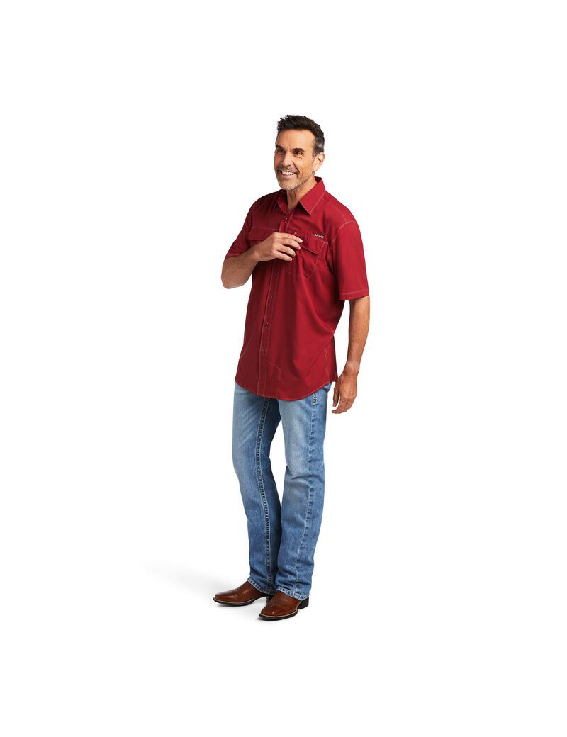 Camisas De Traje Ariat VentTEK Outbound Classic Fit Hombre Multicolor | VJEQ40879