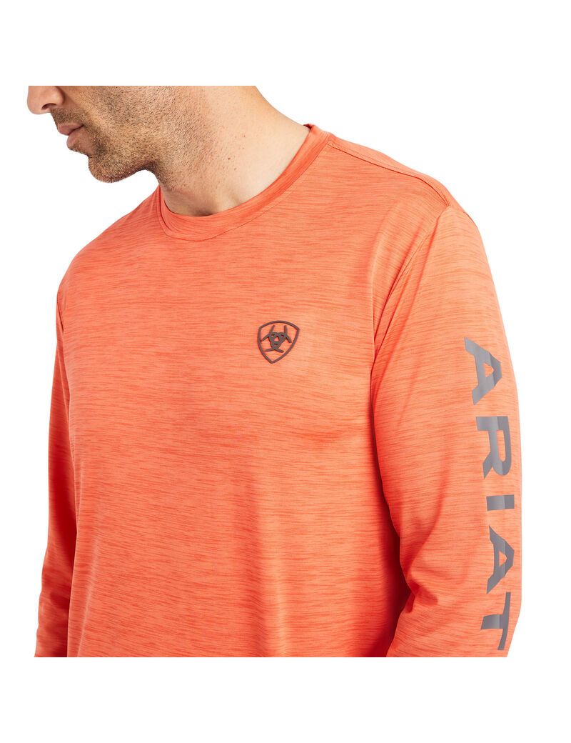 Camiseta Ariat Charger Logo Hombre Multicolor | EVFN82356